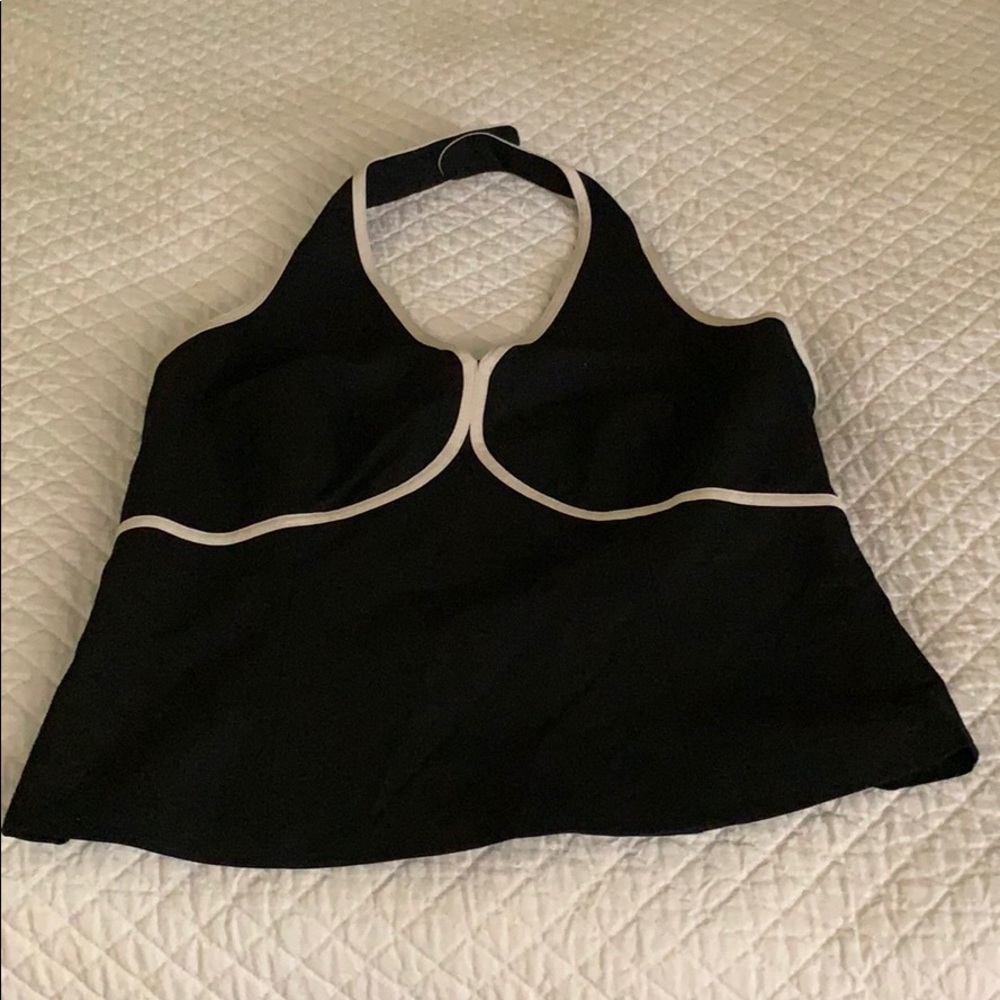 Limited black halter top